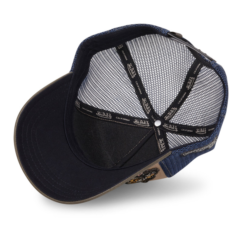 Casquette Vondutch Beige, Kaki, Trucker Snapback PATCHES | Von Dutch