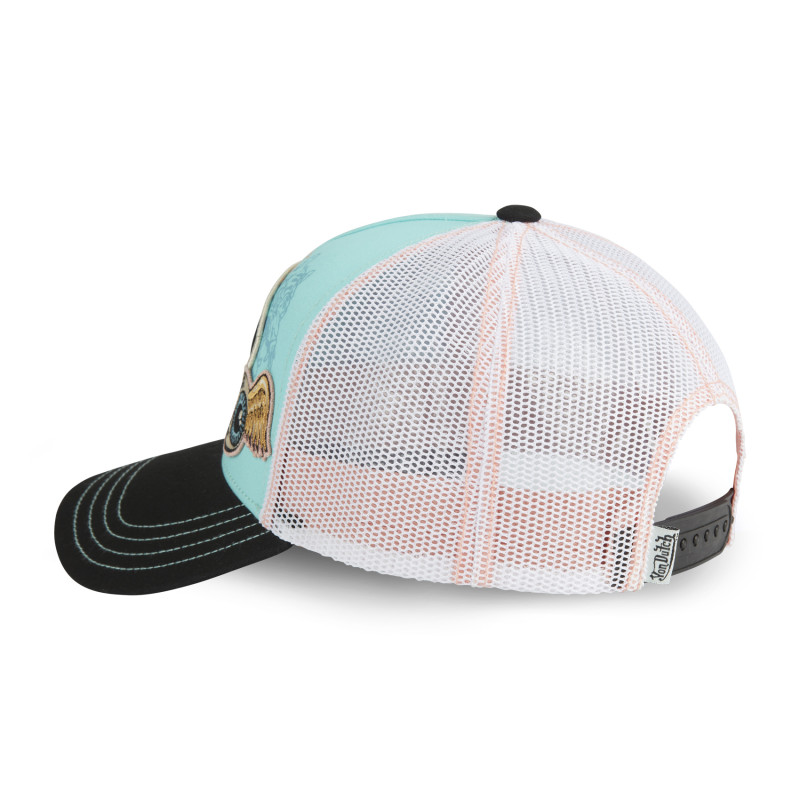 Casquette Vondutch Bleu, Noir Trucker Snapback PATCHES | Von Dutch