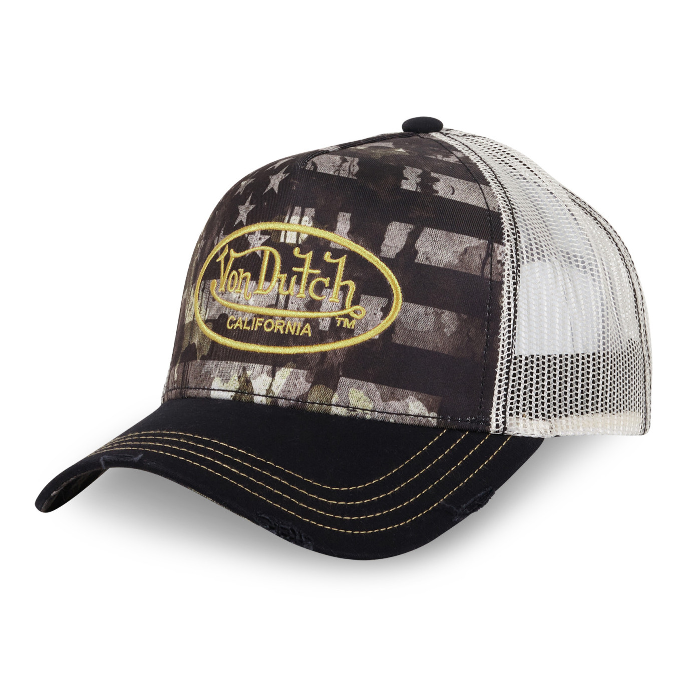 Casquette trucker avec filet avec print en sublimation Subli MIlitary