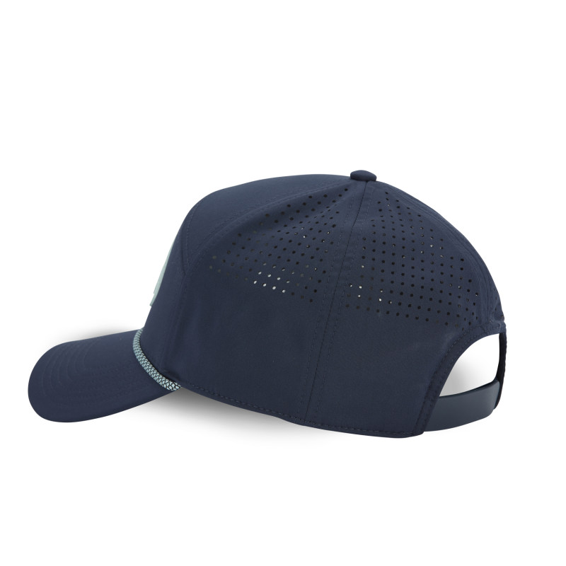 Casquette Vondutch Bleue Six panels Filet Mesh Scratch en silicone CORDON | Von Dutch