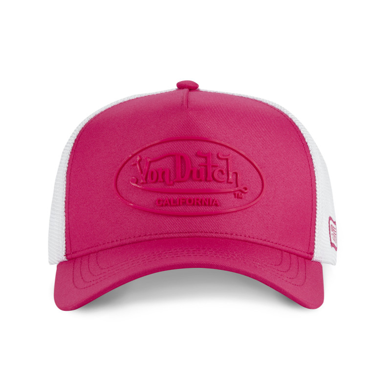 Casquette baseball premium fluo bicolore avec patch rubber print Fluo