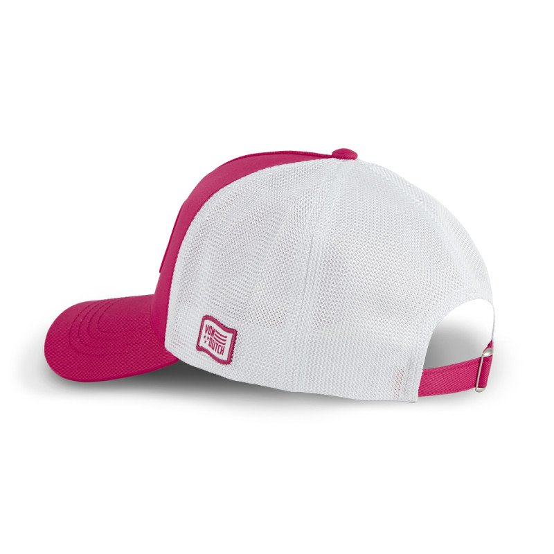Casquette baseball premium fluo bicolore avec patch rubber print Fluo