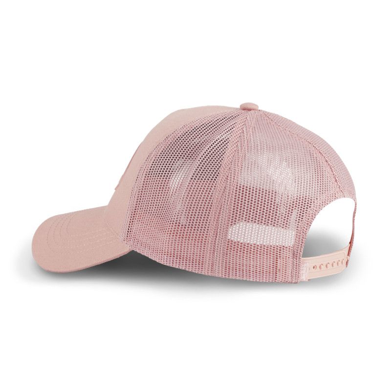 Casquette baseball avec filet en sergé de coton et patch Rubber Logo