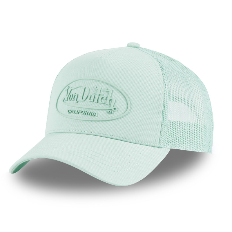 Casquette baseball avec filet en sergé de coton et patch Rubber Logo