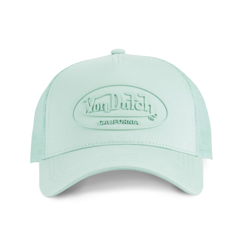Casquette baseball avec filet en sergé de coton et patch Rubber Logo