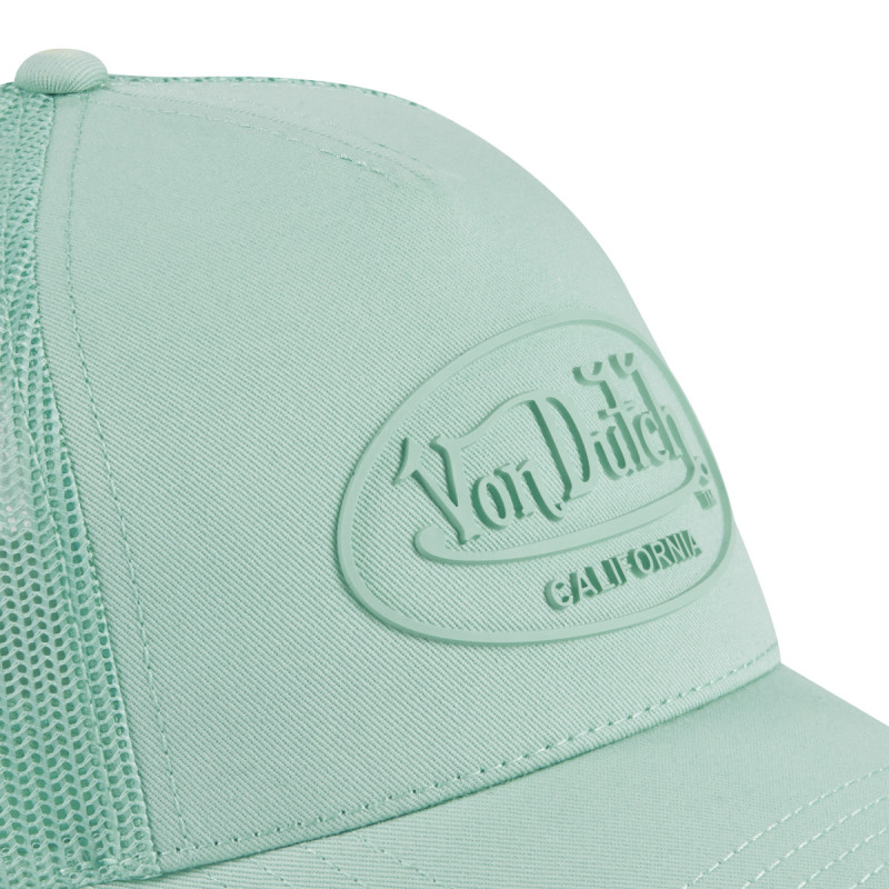 Casquette Vondutch Bleu Trucker Snapback Patch Rubber LOG | Von Dutch