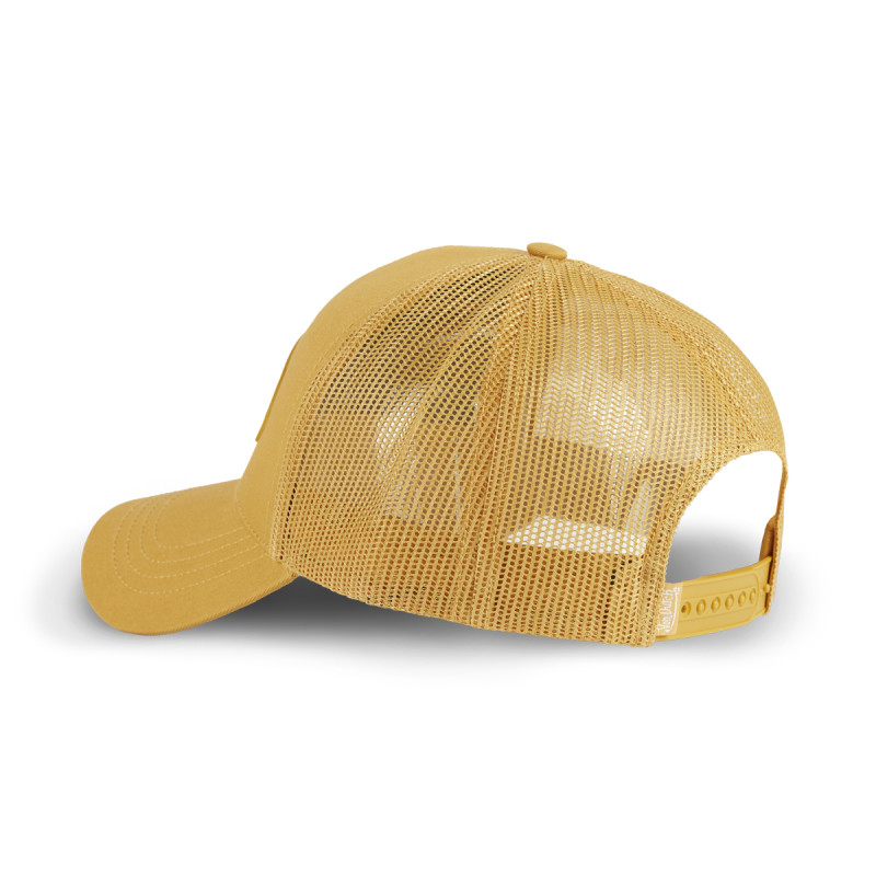 Casquette Vondutch Jaune Trucker Snapback Patch Rubber LOG | Von Dutch
