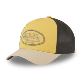 Casquette Vondutch Jaune, Beige Trucker Snapback POLY