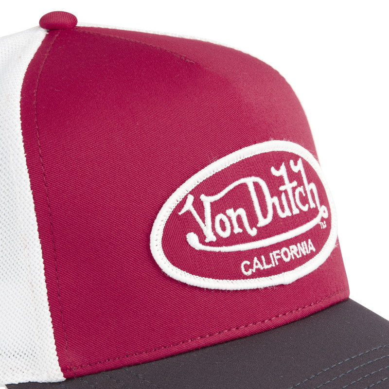 Casquette trucker avec filet et broderie Poly