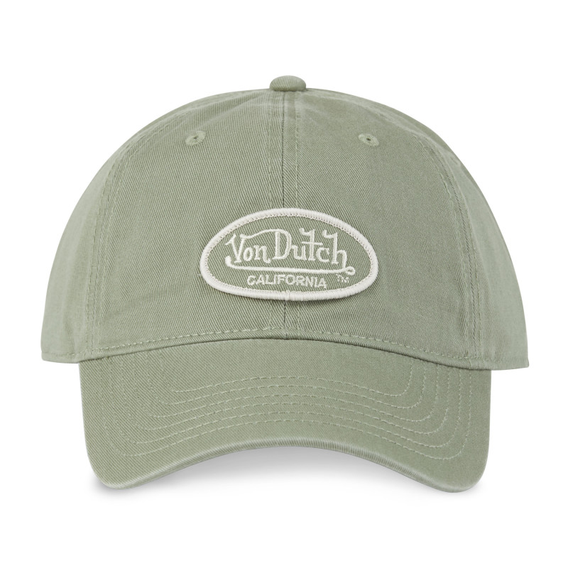 Casquette dad cap en sergé de coton avec patch brodé Log