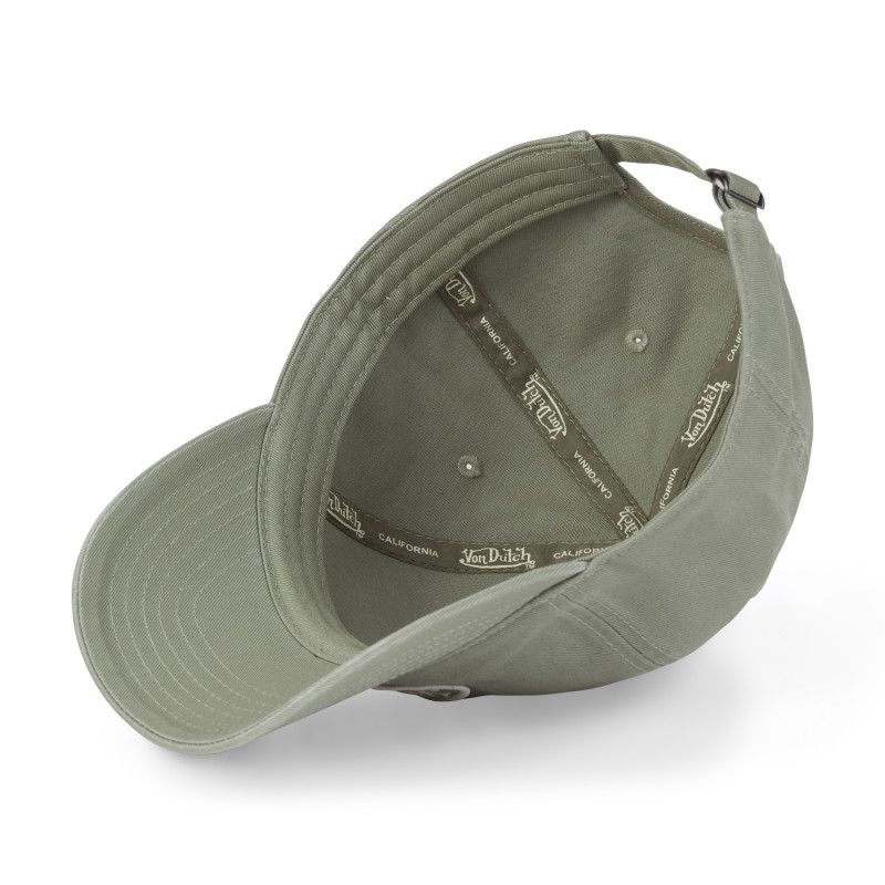 Casquette dad cap en sergé de coton avec patch brodé Log