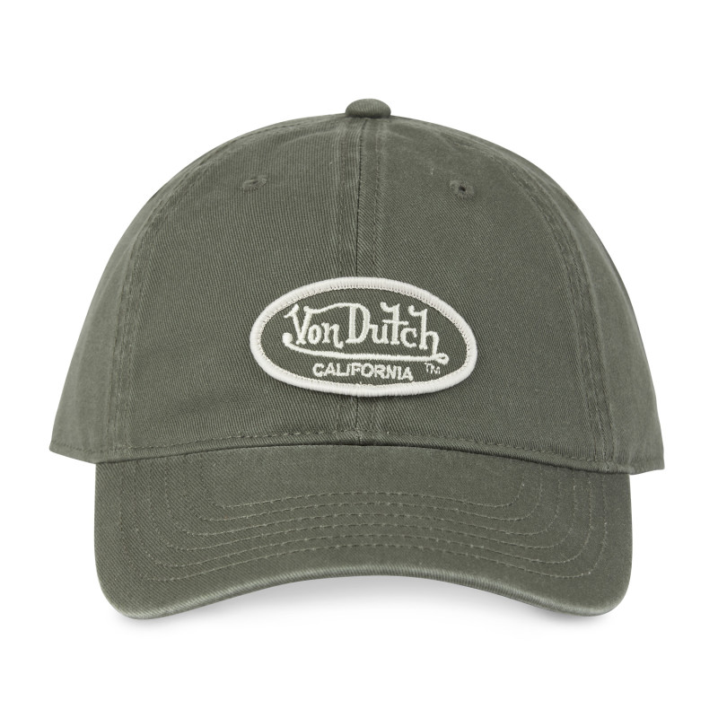 Casquette Vondutch Kaki Dad cap Strapback / Boucle LOG | Von Dutch