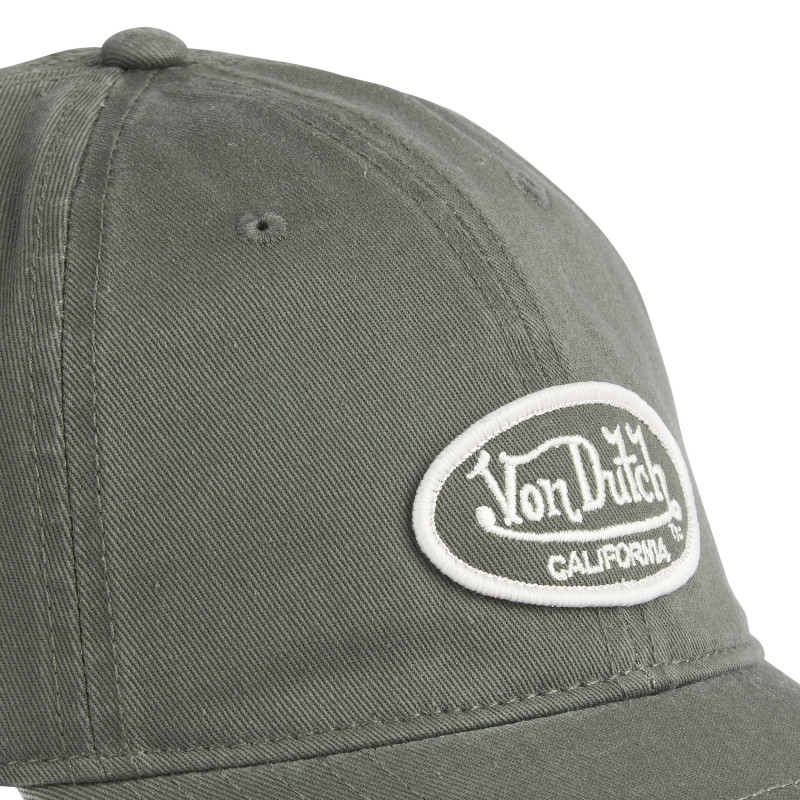Casquette Vondutch Kaki Dad cap Strapback / Boucle LOG | Von Dutch