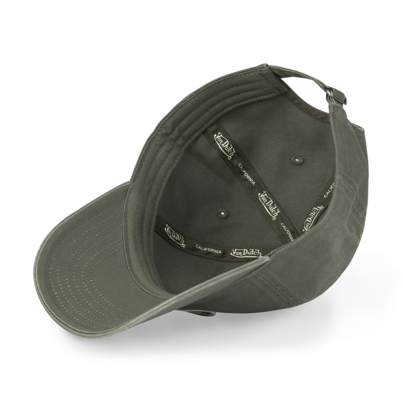 Casquette Vondutch Kaki Dad cap Strapback / Boucle LOG | Von Dutch