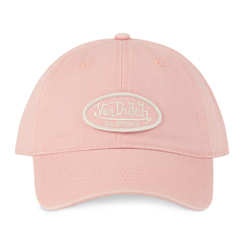 Casquette dad cap en sergé de coton avec patch brodé Log