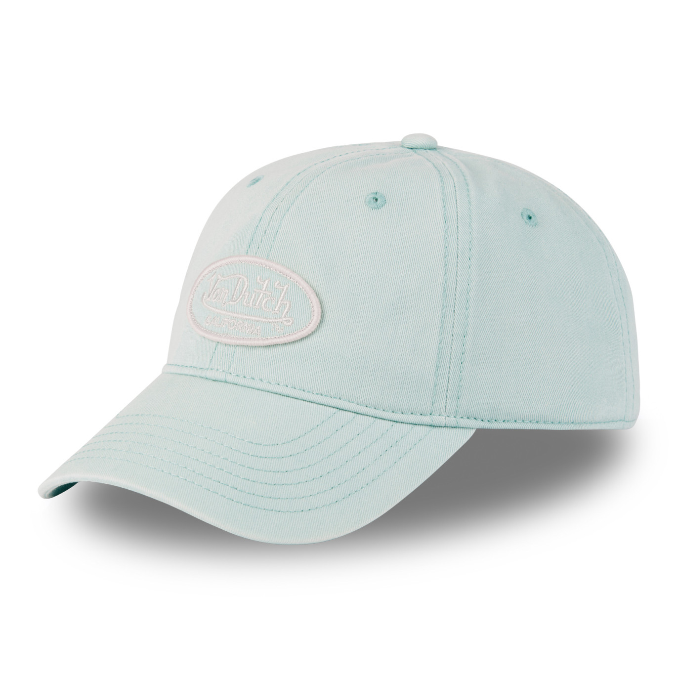 Casquette dad cap en sergé de coton avec patch brodé Log