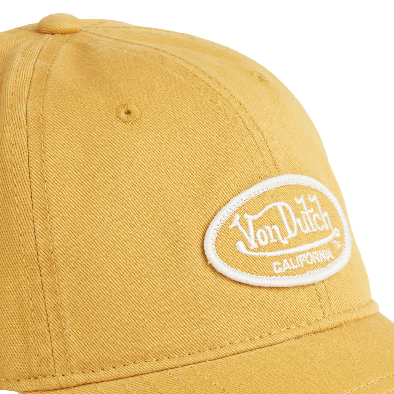 Casquette Vondutch Jaune Dad cap Strapback / Boucle LOG | Von Dutch