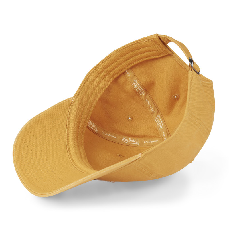 Casquette Vondutch Jaune Dad cap Strapback / Boucle LOG | Von Dutch