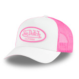 Casquette Vondutch Bicolore Rose Trucker Snapback FLUO