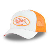 Casquette Vondutch Bicolore Orange Trucker Snapback FLUO