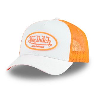 Casquette Vondutch Bicolore Orange Trucker Snapback FLUO | Von Dutch