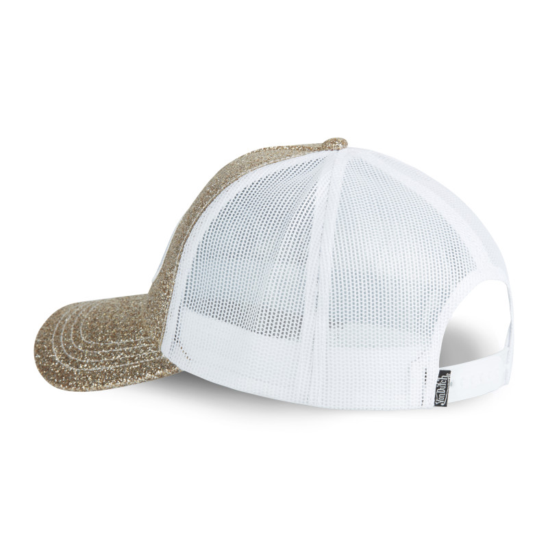 Casquette baseball avec filet femme à paillettes Glitter