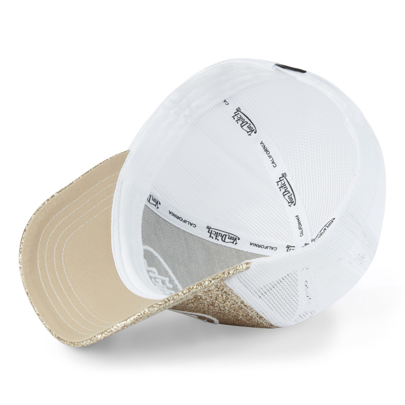 Casquette baseball avec filet femme à paillettes Glitter