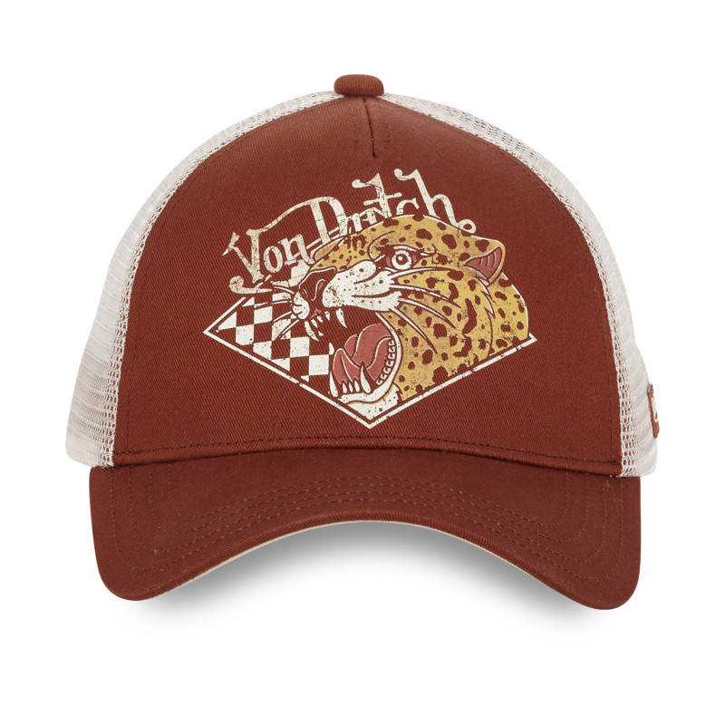 Casquette baseball avec filet femme avec print Guépard