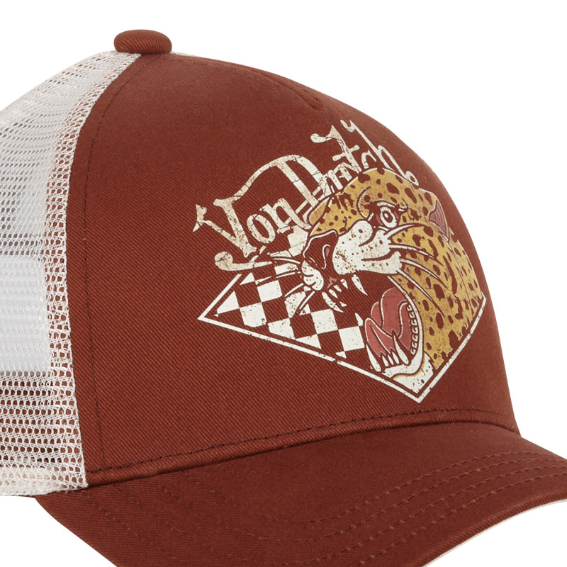 Casquette baseball avec filet femme avec print Guépard