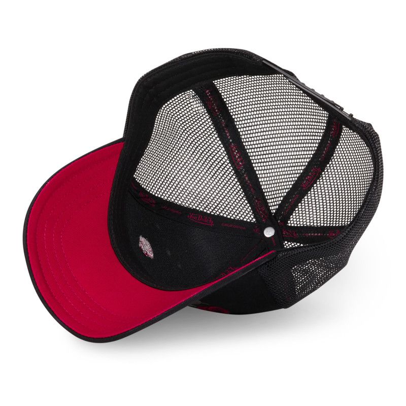Casquette baseball avec filet femme avec broderie Roses