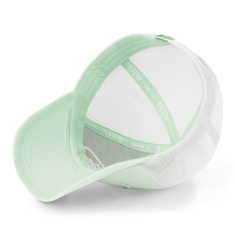 Casquette Vondutch Verte Trucker Snapback effet Brillant SHINY | Von Dutch