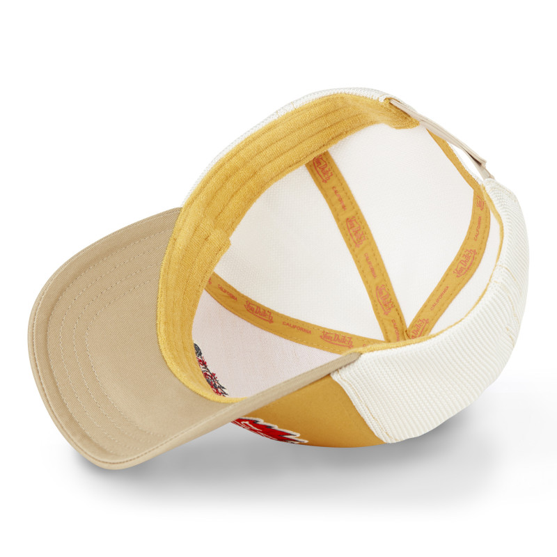 Casquette Vondutch Jaune Trucker Snapback WILD | Von Dutch