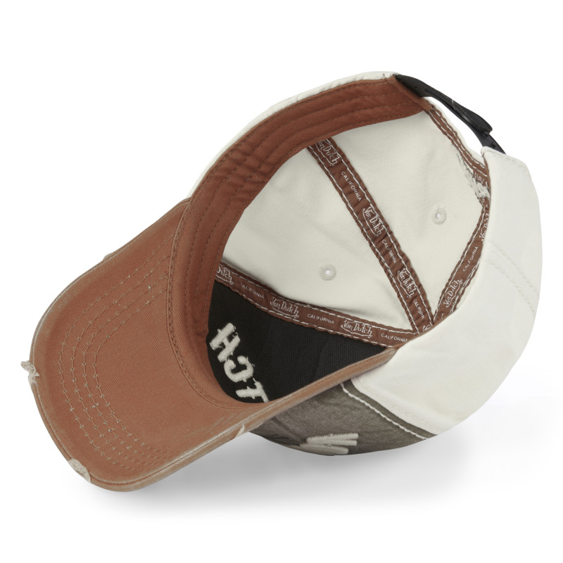 Casquette trucker avec effet usé avec broderie Xavier