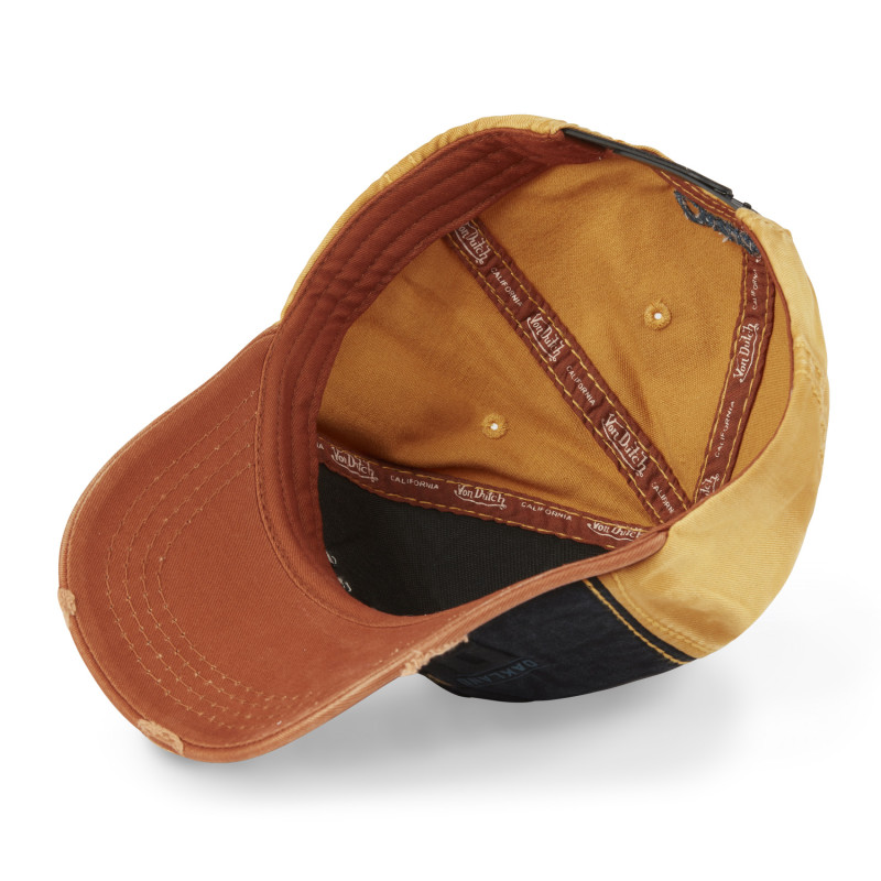 Casquette trucker avec effet usé avec broderie Xavier