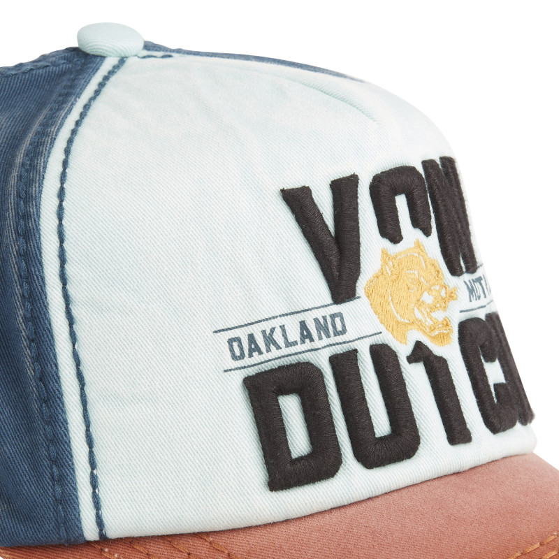 Casquette trucker avec effet usé avec broderie Xavier