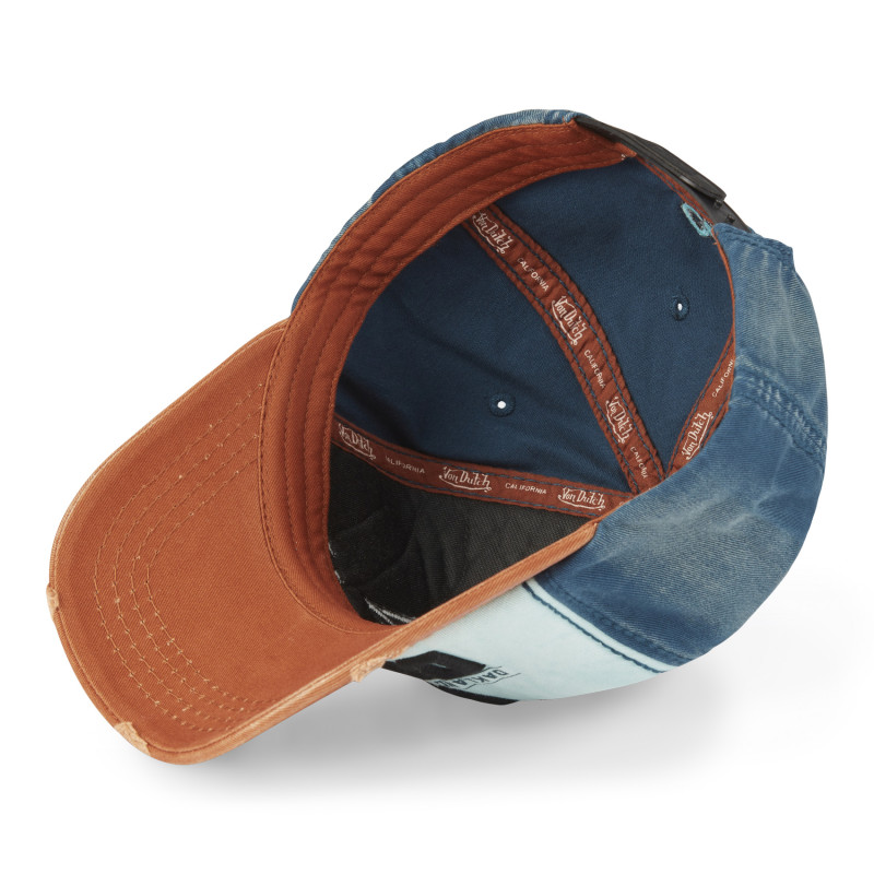Casquette trucker avec effet usé avec broderie Xavier