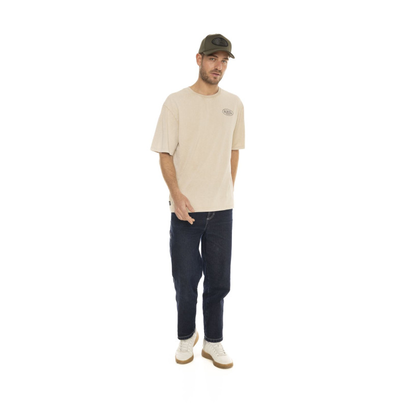 Tee Shirt Beige coupe Relaxed fit Col rond BRAVE | Homme - Vondutch | Von Dutch