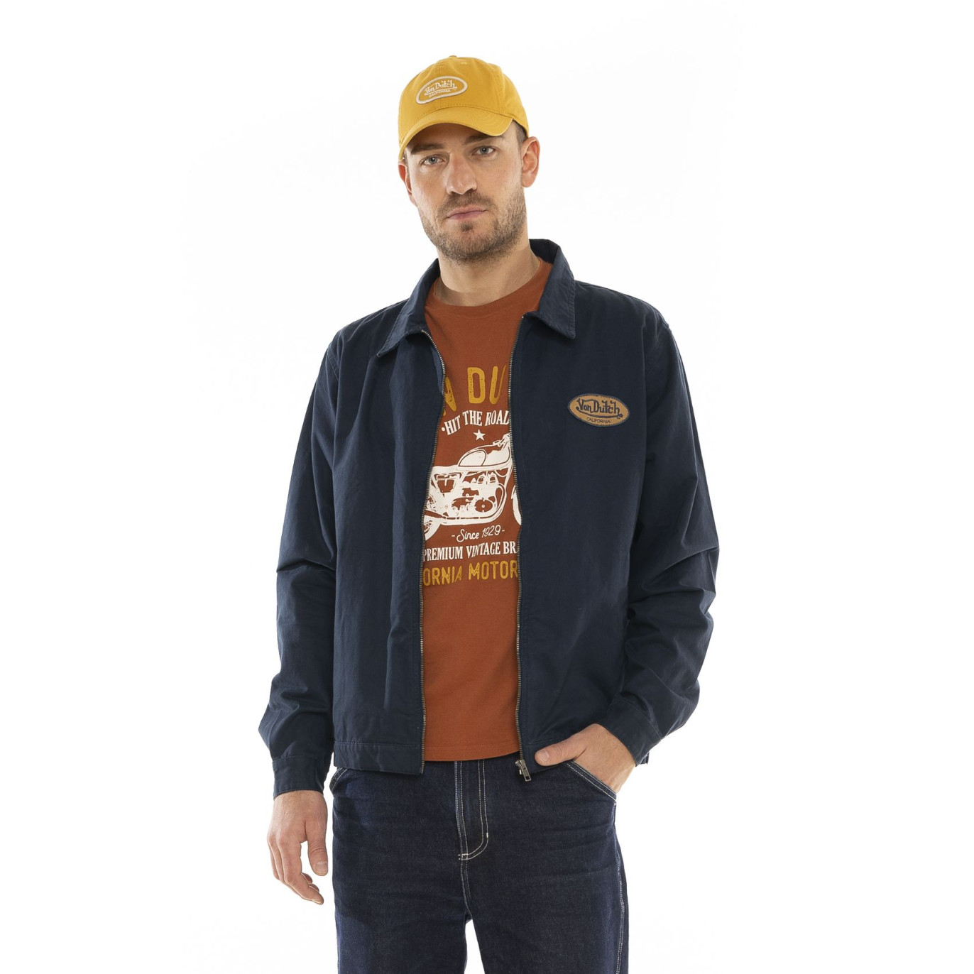 Blouson Mi saison Bleue GARAGE | Homme - Vondutch