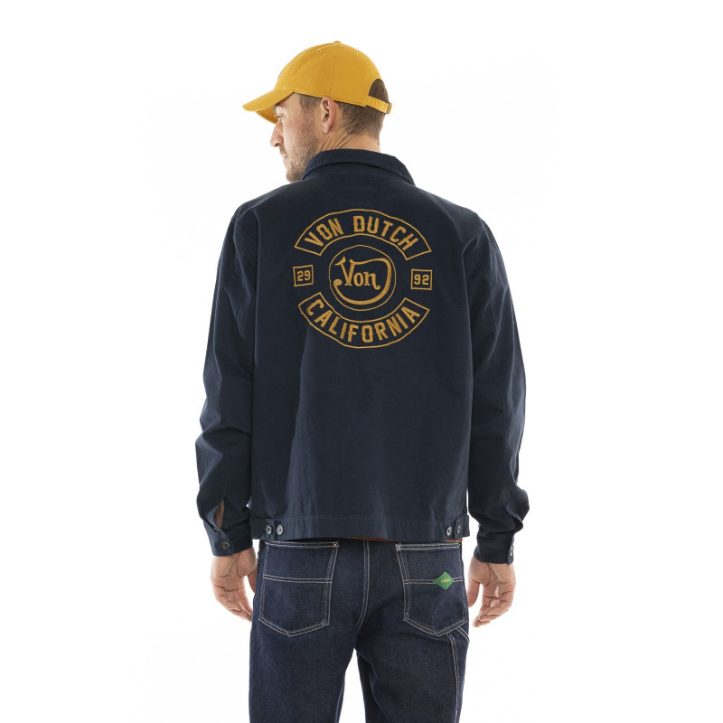 Veste homme avec patchs et logo dans le dos Garage