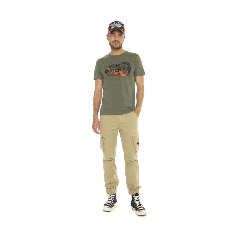 T-shirt homme manches courtes col rond Regular fit Wheel