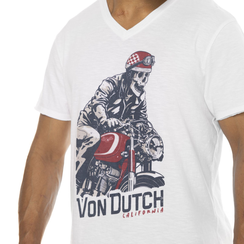 T-shirt homme col V manches courtes Regular fit Rider