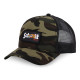 Casquette Vondutch x Schott Camouflage Kaki Trucker Snapback | Von Dutch
