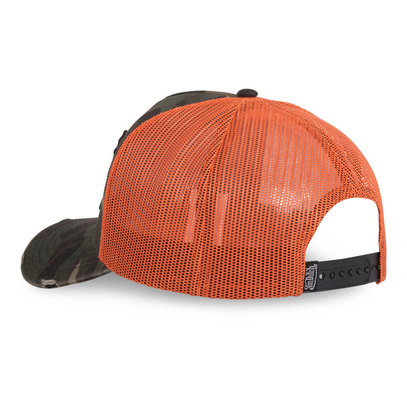 Casquette baseball avec filet avec badge camouflage Schott Army