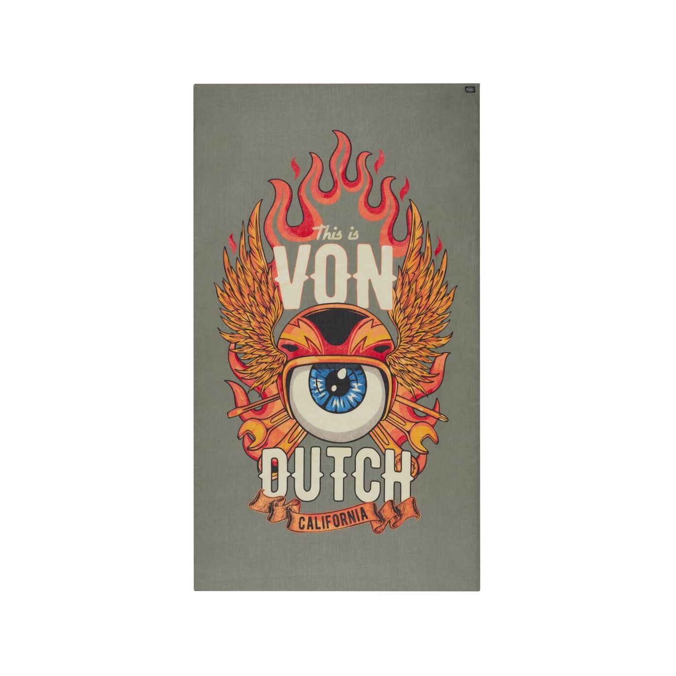 Chèche imprimé Eye 100X180 cm | Von Dutch