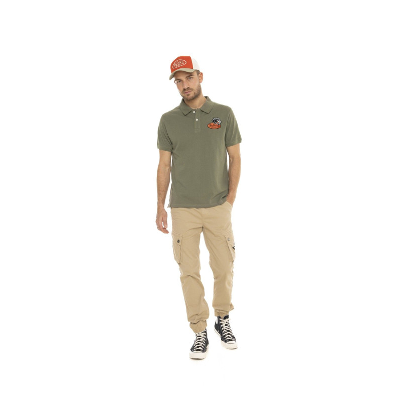 Polo homme manches courtes avec patchs Ralph
