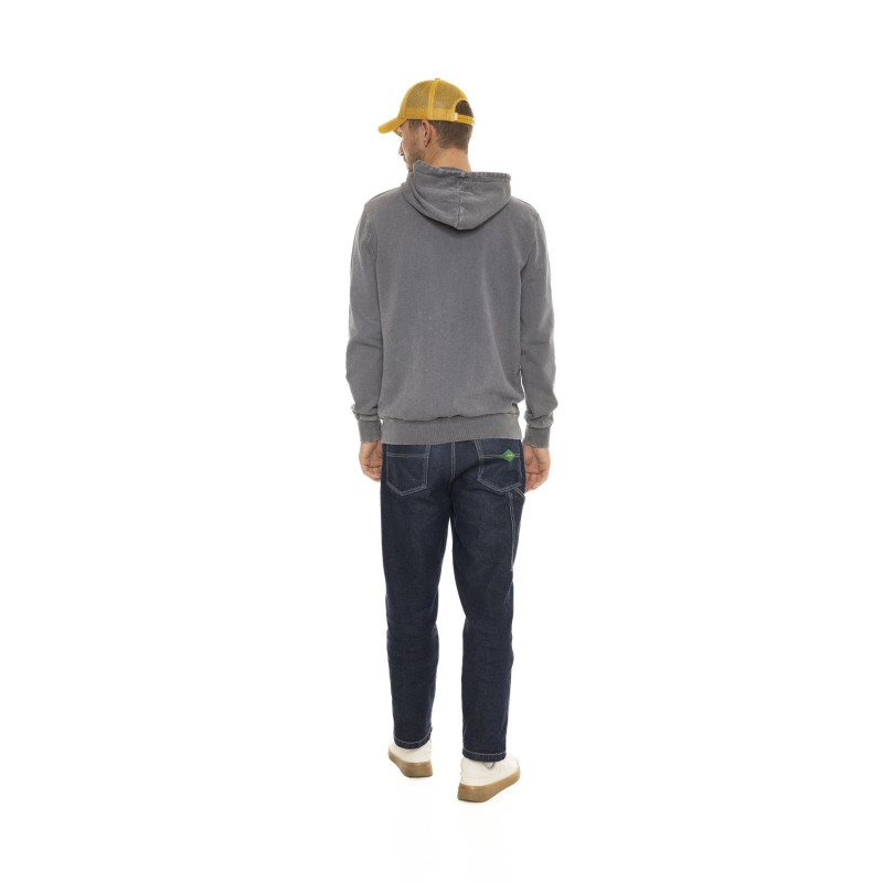 Sweat à capuche homme terry en acid wash Youth