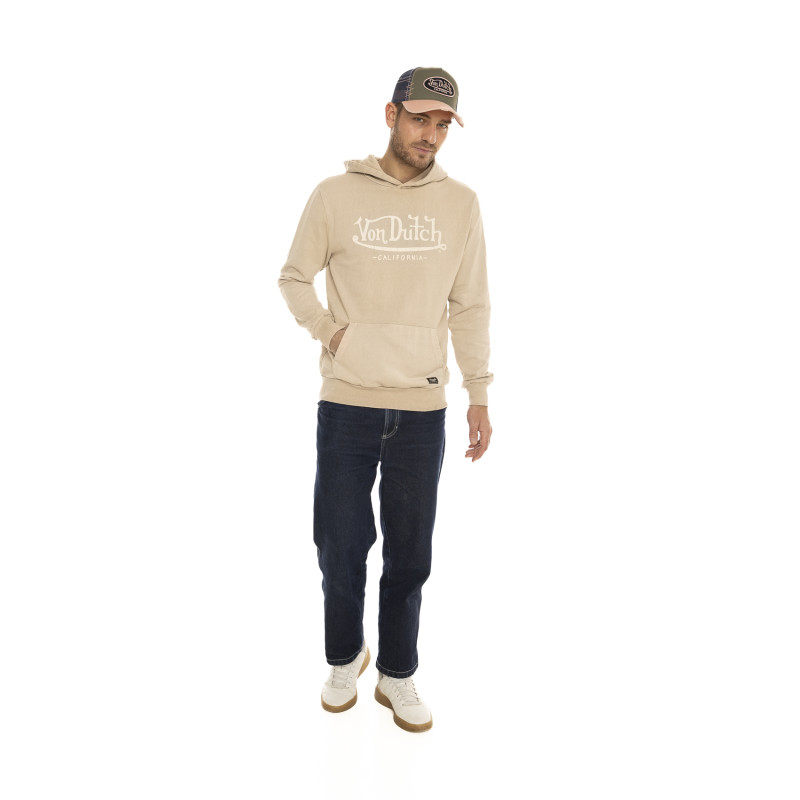 Sweat à capuche Beige YOUTH | Homme - Vondutch | Von Dutch