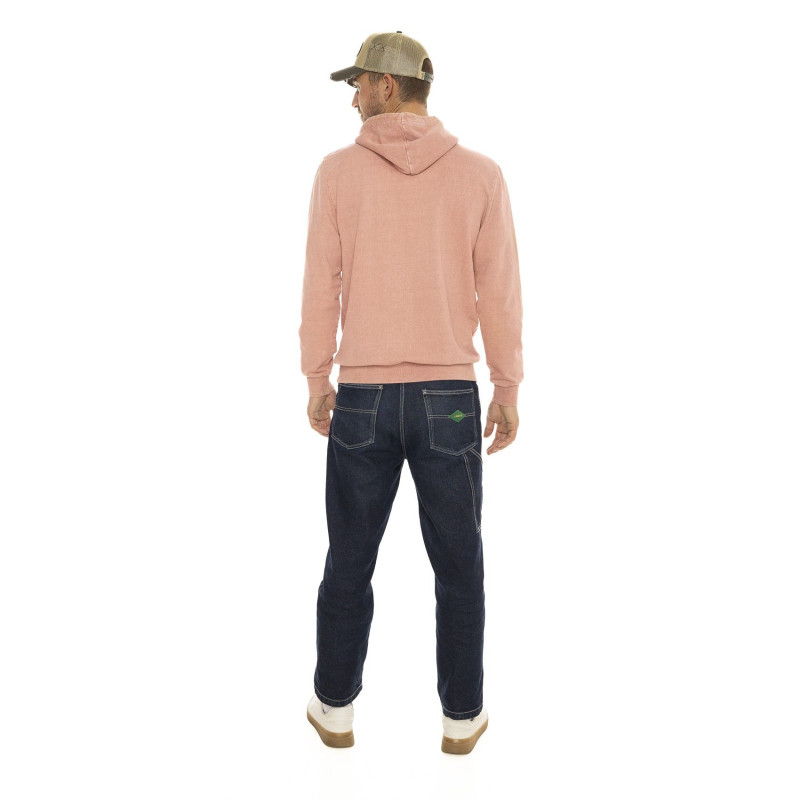 Sweat à capuche homme terry en acid wash Youth