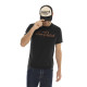 Tee Shirt Noir coupe Regular Col rond BONES | Homme - Vondutch | Von Dutch