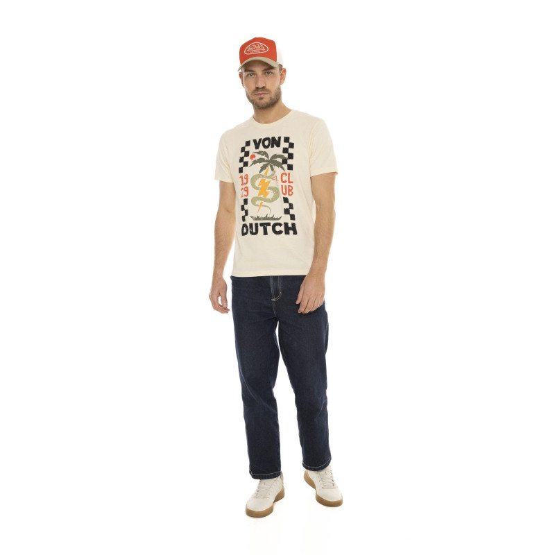 T-shirt en col rond à manches courtes homme Regular Fit Club